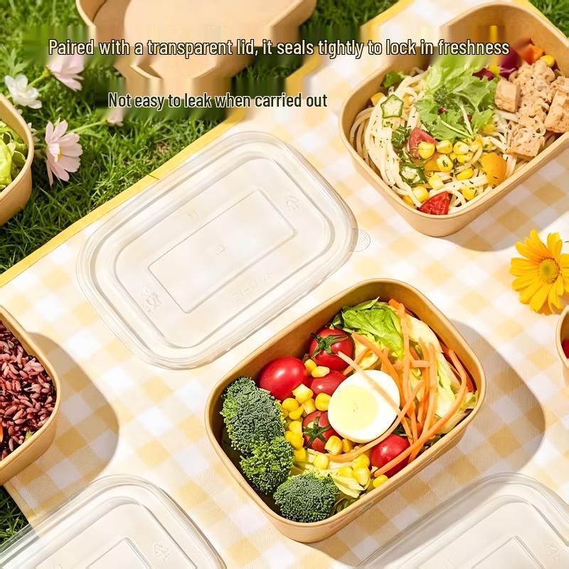 Disposable Food Container with Lid