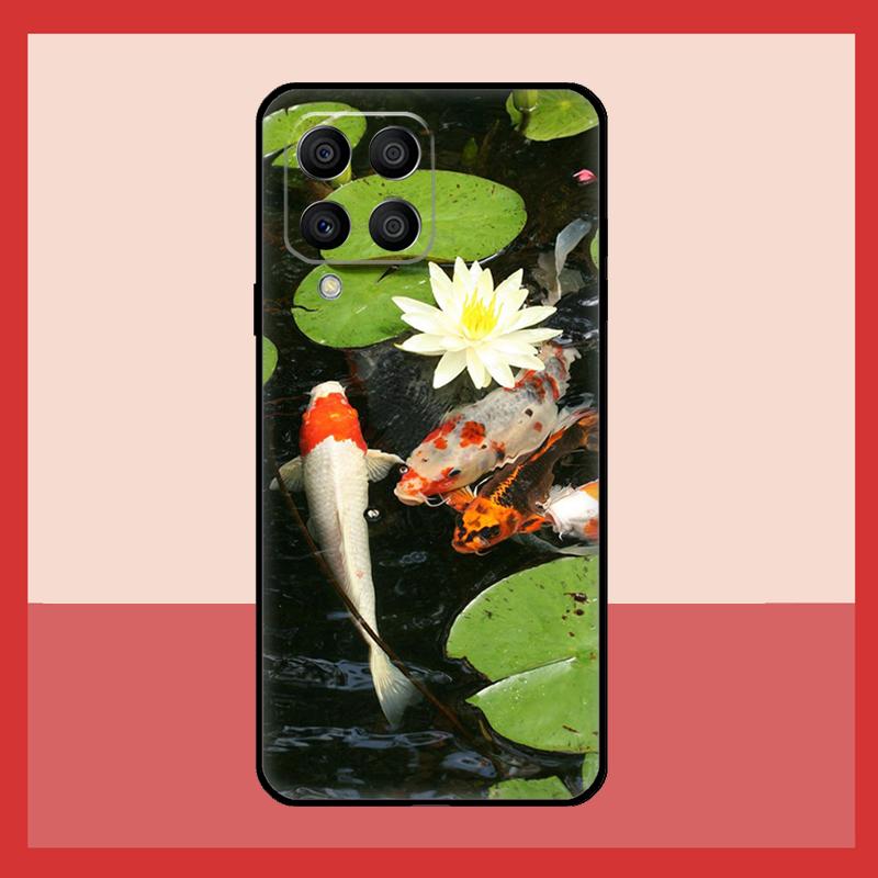 Chinese Koi Fishes Case For Samsung Galaxy M56 M12 M06 M32 M52 M35 M55 M15 M11 M13 M14 M16 M36 M31 M53 M34 M54