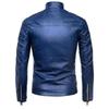 Men's Leather Jacket Men's Autumn/winter Motorcycle Casual Coat Men's