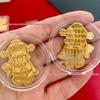 Year of the Snake Gold Mobile Sticker: Smooth Success & Fortune