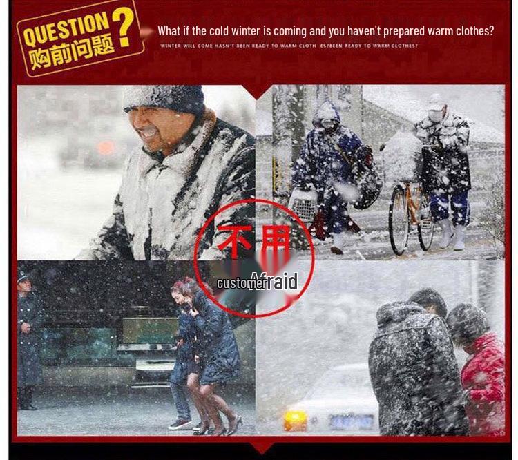 2020 Winter Plus Velvet Thickened Trendy Plus Size Men's Round Neck Sweatshirt