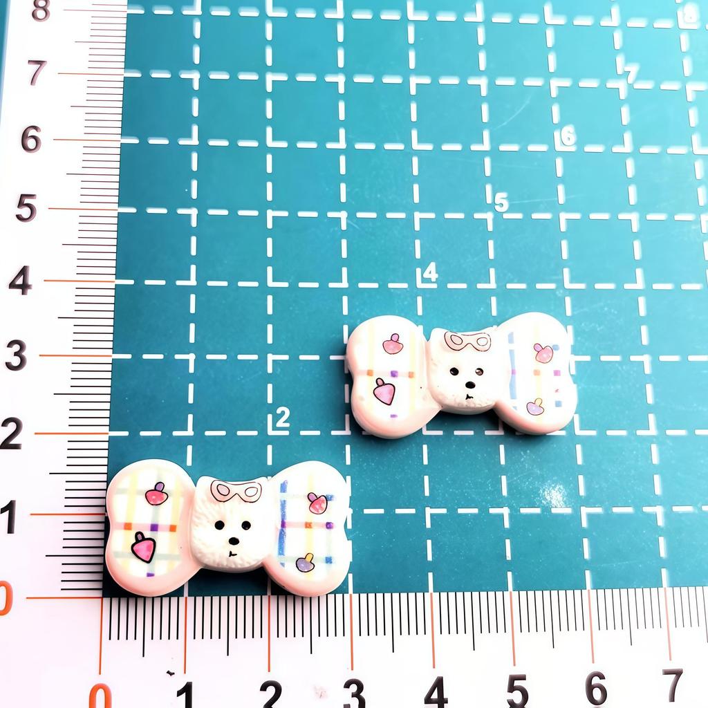 Miniature Puppy Figurine Keychain for DIY Dollhouse & Desktop Decoration