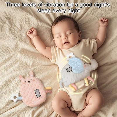 Kids Sleep Patting Toy with Noise-Cancelling Vibration 3 Adjustable Modes Toddler Sleep Soother Soothing Slapping Doll for Crib Sleep Aid