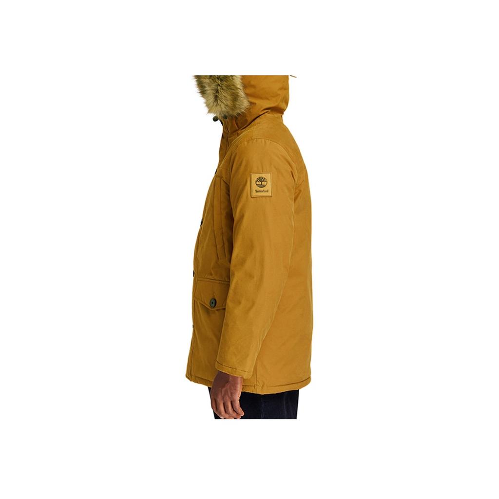 Timberland Warm Fur Collar Cotton Jacket Men Jacket Wheat A2ETY-P47