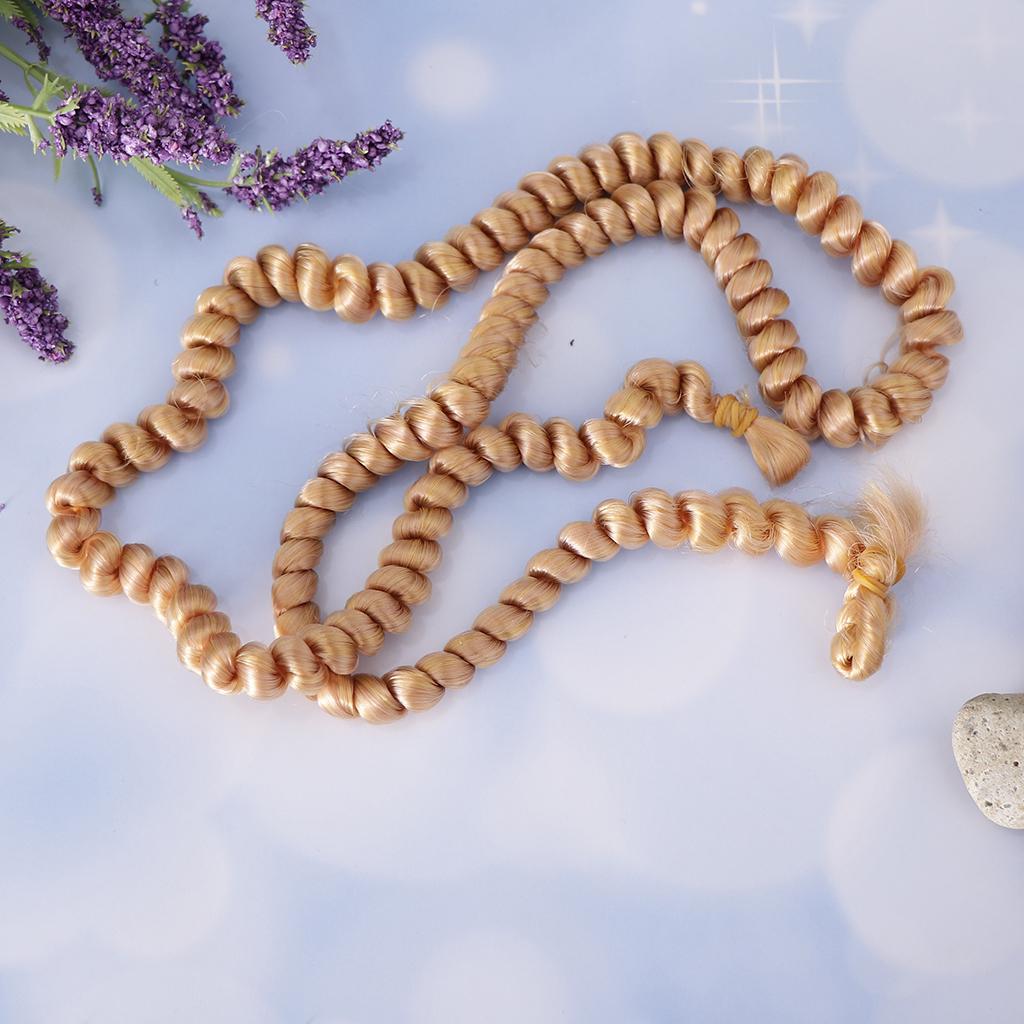 

1 м модная кукла для девочек вьющийся парик для BJD DIY Accs красный кофе 1m светло-коричневого