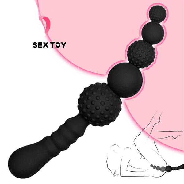 Anal Dildo Built-in Silicone Column Dilator Prostate Massage G Spot Stimulate 18 Sex Toys