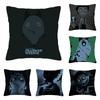 3D Black And White Fantasy Movie F-Frankeweenie Pillow Case Square Pillow Bedroom Sofa Leisure Living Room Home Decoration 40X40
