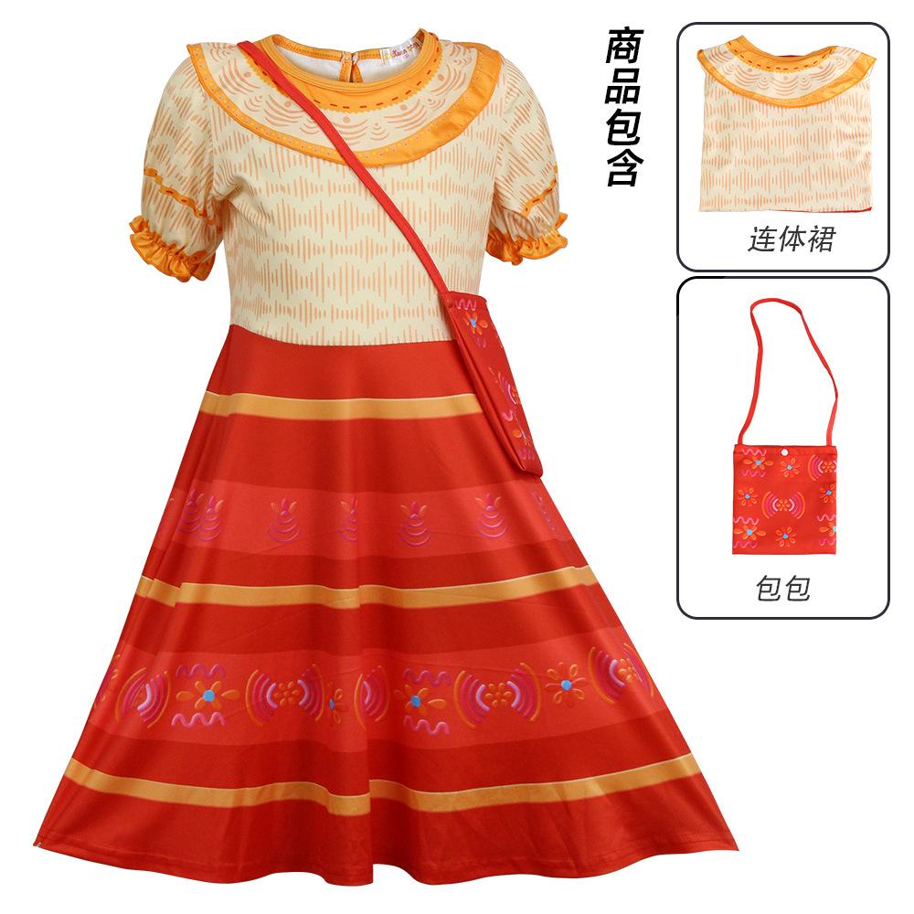 Magical House Full Princess Isabella Cosplay Costume Dress Children For