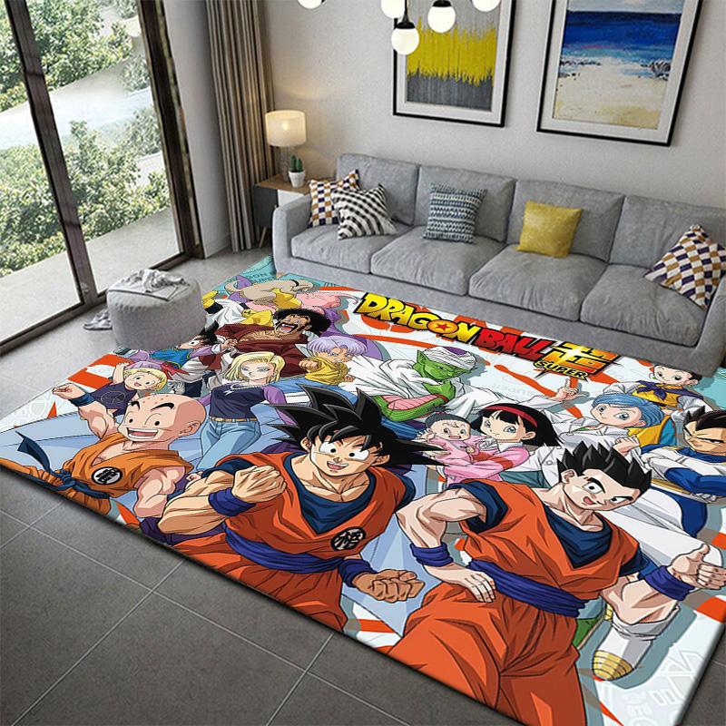Dragon Ball Hit Assassin Printed Floor Carpetanime soft washable cartoon floor carpet