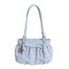 Fashi Exquisite Polka Dot Weiche PU Reißverschluss Süße Umhängetaschen für Damen 2026 Hohe Qualität Retro Große Kapazität Elegante Handtaschen