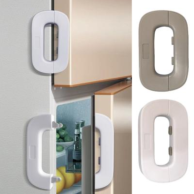 Child Safety Refrigerator Lock Self-adhesive Multi-Purpose Drawer Cupboard Oven Fridge Door Baby Proof Latch Lock Child Proofing Safety Buckle