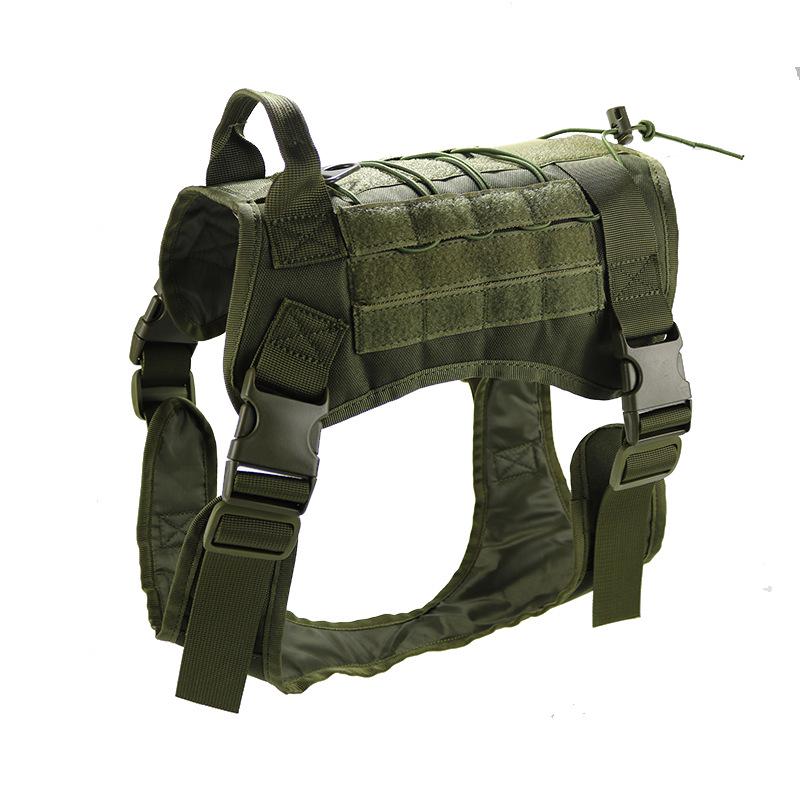 

FGJ Tactical K9 Dog Harness Vest for Large Dogs - Outdoor and Tactical Use XL