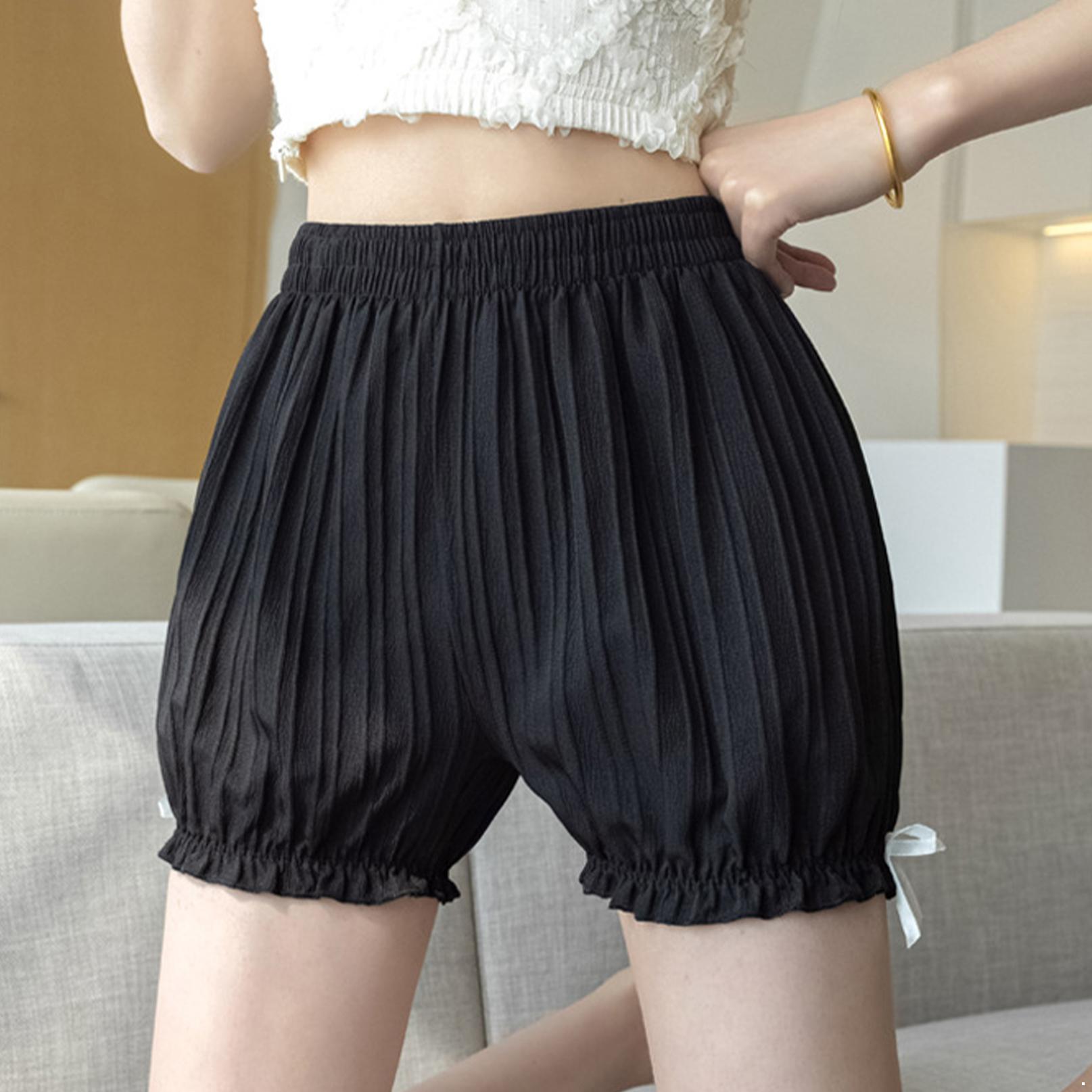 

Жіночі мереживні оборки, хлопчачі шорти, танцювальні штани, шорти з воланами, короткі штани L фіолетовий