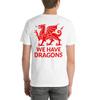 WREXHAM AFC Shirt Red Back Print "WE HAVE DRAGONS" Logo Football Soft Tee XS-5XL Unisex T-Shirt