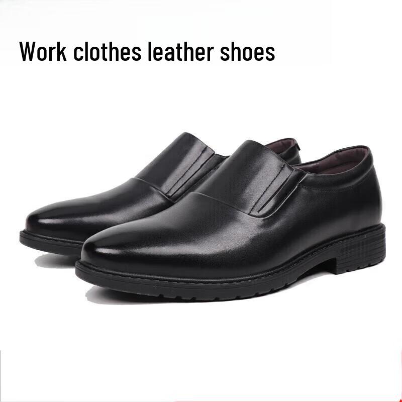 

9517 Slip-On Uniform Leather Shoes XXL