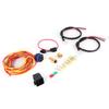 Electric Cooling Fan Wiring Harness Kit Dual Single 165 185 W Thermostat 40 AMP Relay