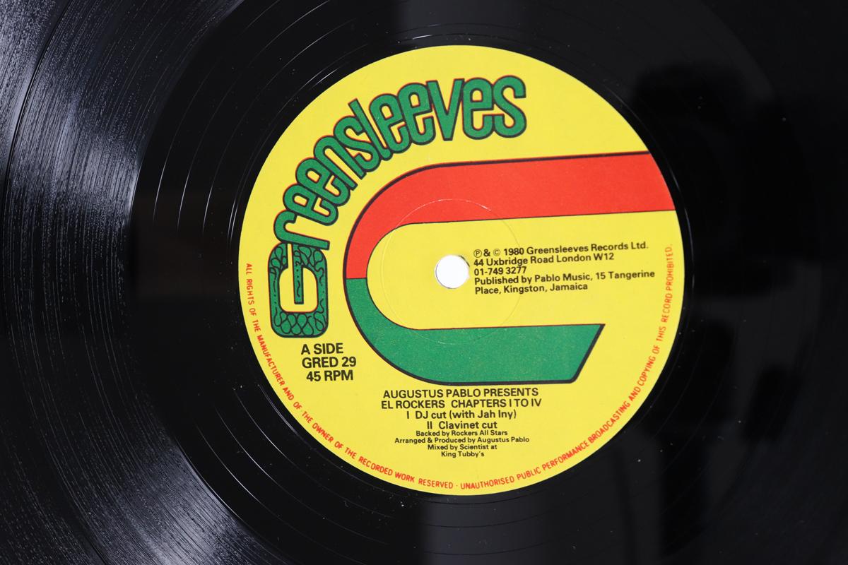 12inch Record AUGUSTUS PABLO  El Rockers Chapters I To IV GRED29 GREENSLEEVES 1980 UK Reggae Ska  Dub Used