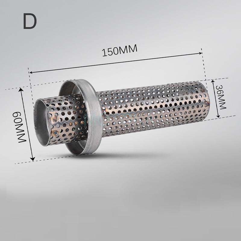 MOKALA SPEED Modified 51mm 60mm Muffler Honeycomb Catalyst Sound Eliminator Motorcycle Exhaust DB Killer