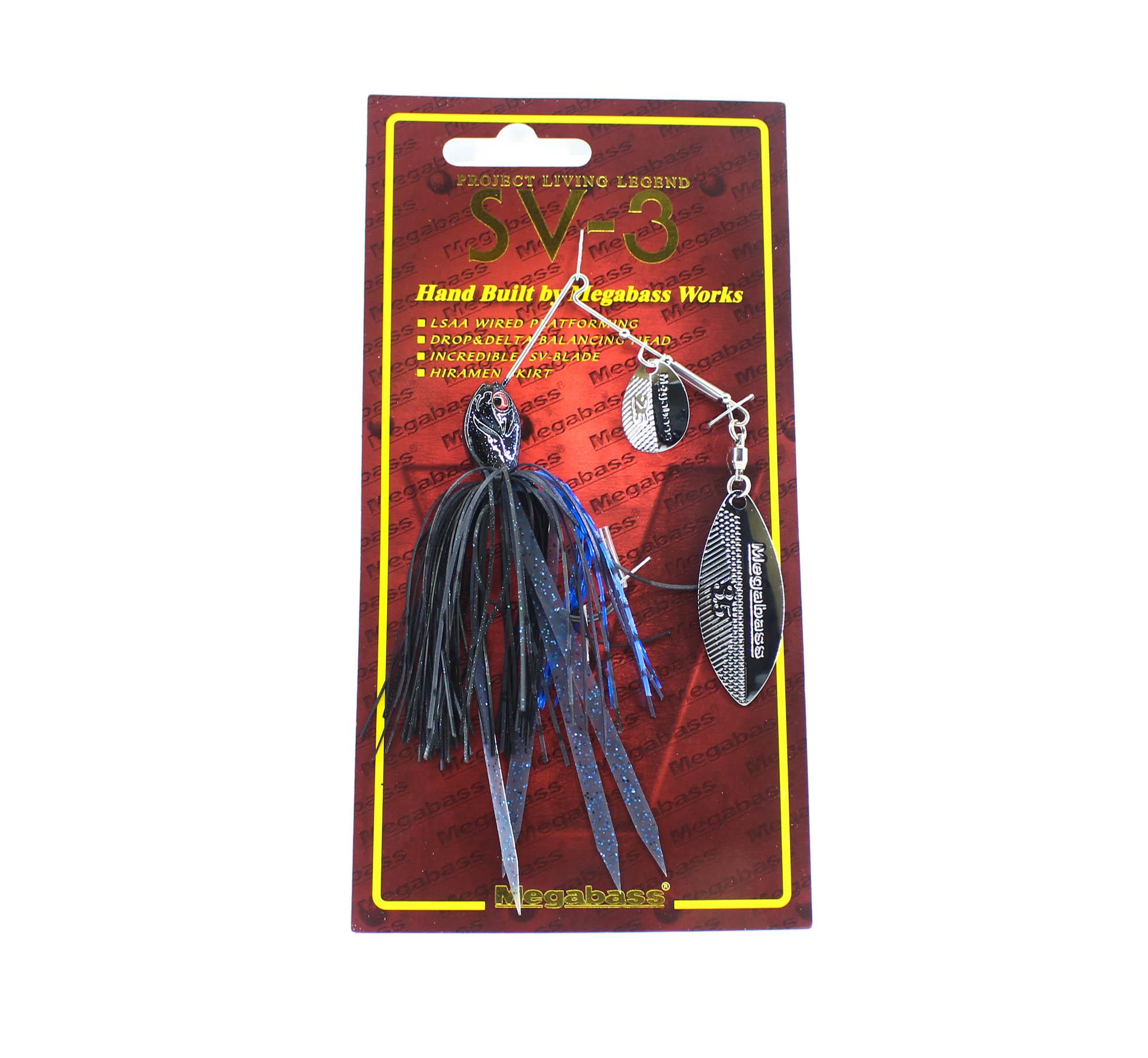 

Megabass Spinner Bait SV 3 1/2 oz SR Black Blue (3530)