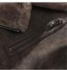 Men's Plus Size Lapel Leather and Fur Jacket - Winter Edition