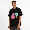 Sweet Donut No.67 Ice Cream Print Casual Short Sleeve Top Pure Cotton T-shirt