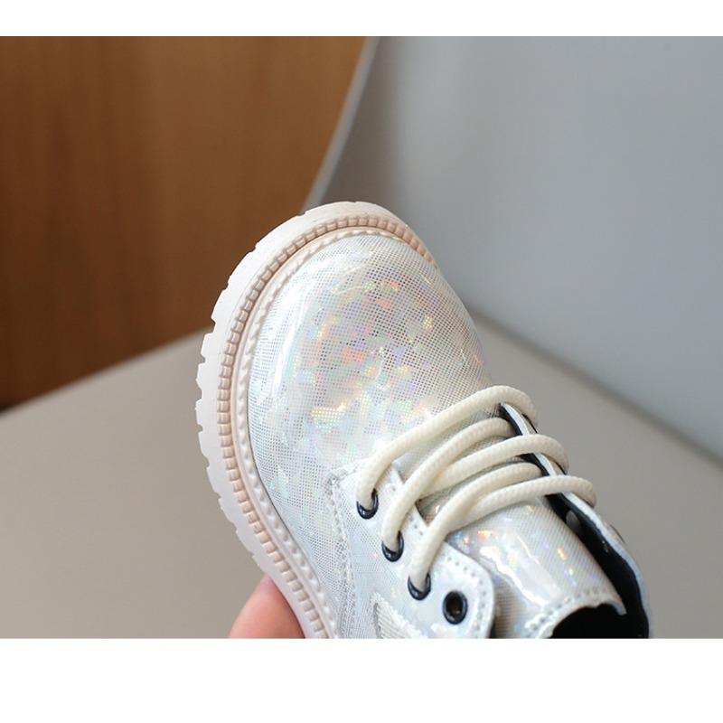 New Autumn Children's Shoes - Kids' Martin Boots, Mid/Little Children's Short Boots, Waterproof, Fashionable Patent Leather Boots for Boys and Girls