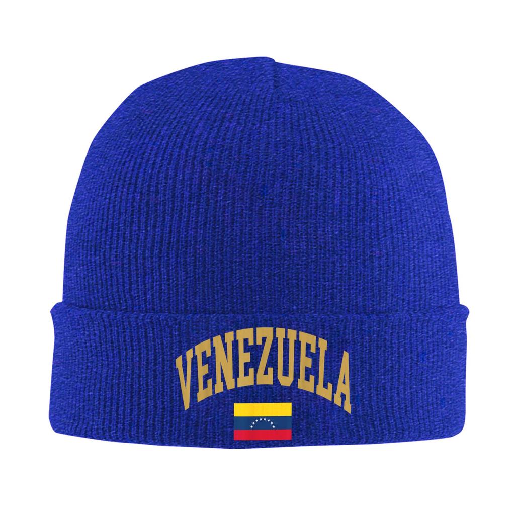 Men Women Unisex Venezuela Flag Beanie Hats Knit Hat Spring Kpop Caps Pattern Thermal Elastic Bonnet Hats