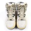 Makellose GUCCI Sneaker Interlocking G High-Top Weiß Khaki Leder Damen 36.5 Gebraucht
