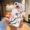 For iPhone 15 16 14 13 12 11 Pro Max XS X XR SE 7 8 Plus Soft Silicone Clear Cover Flower Luxury Phone Case
