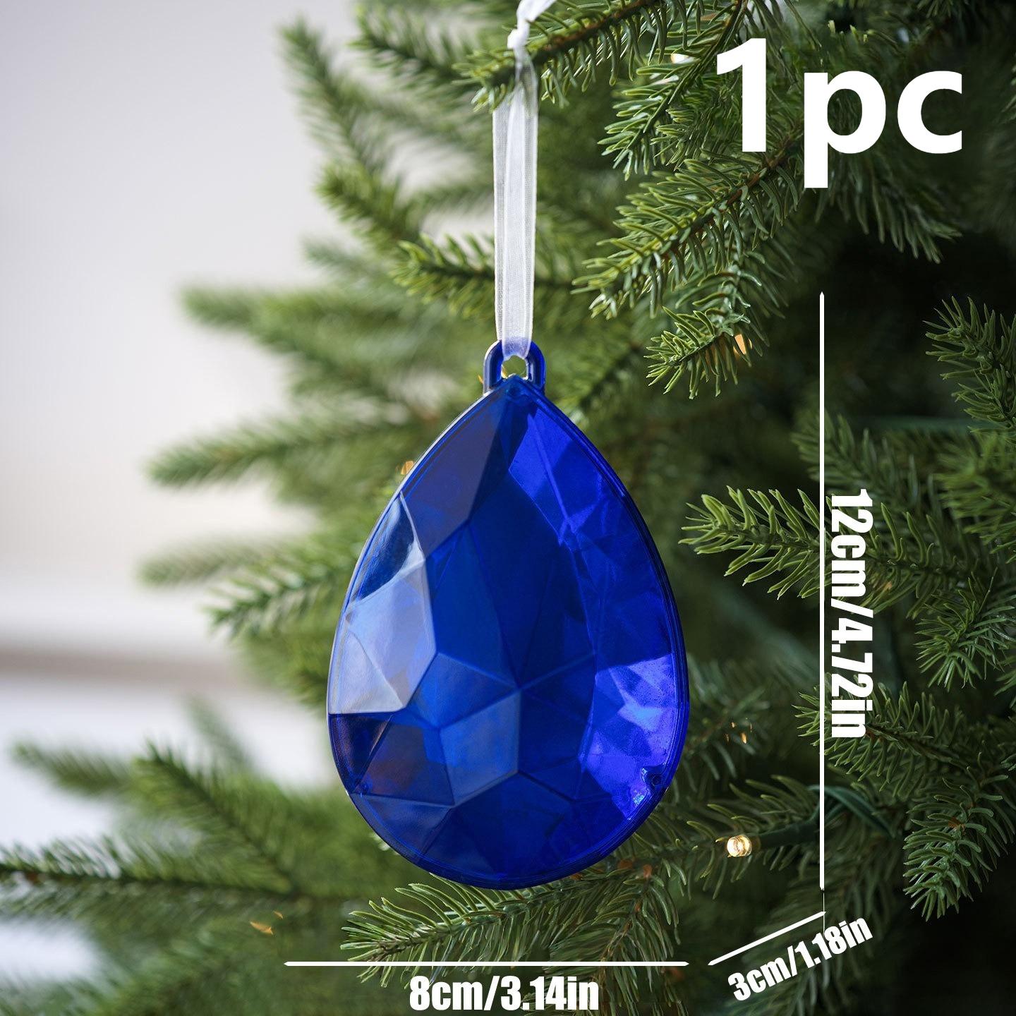 

1 шт. Пластиковые Разноцветные Искусственные Рождественские Украшения, Праздничный Домашний Декор Подвесные Аксессуары для Праздничного Украшения