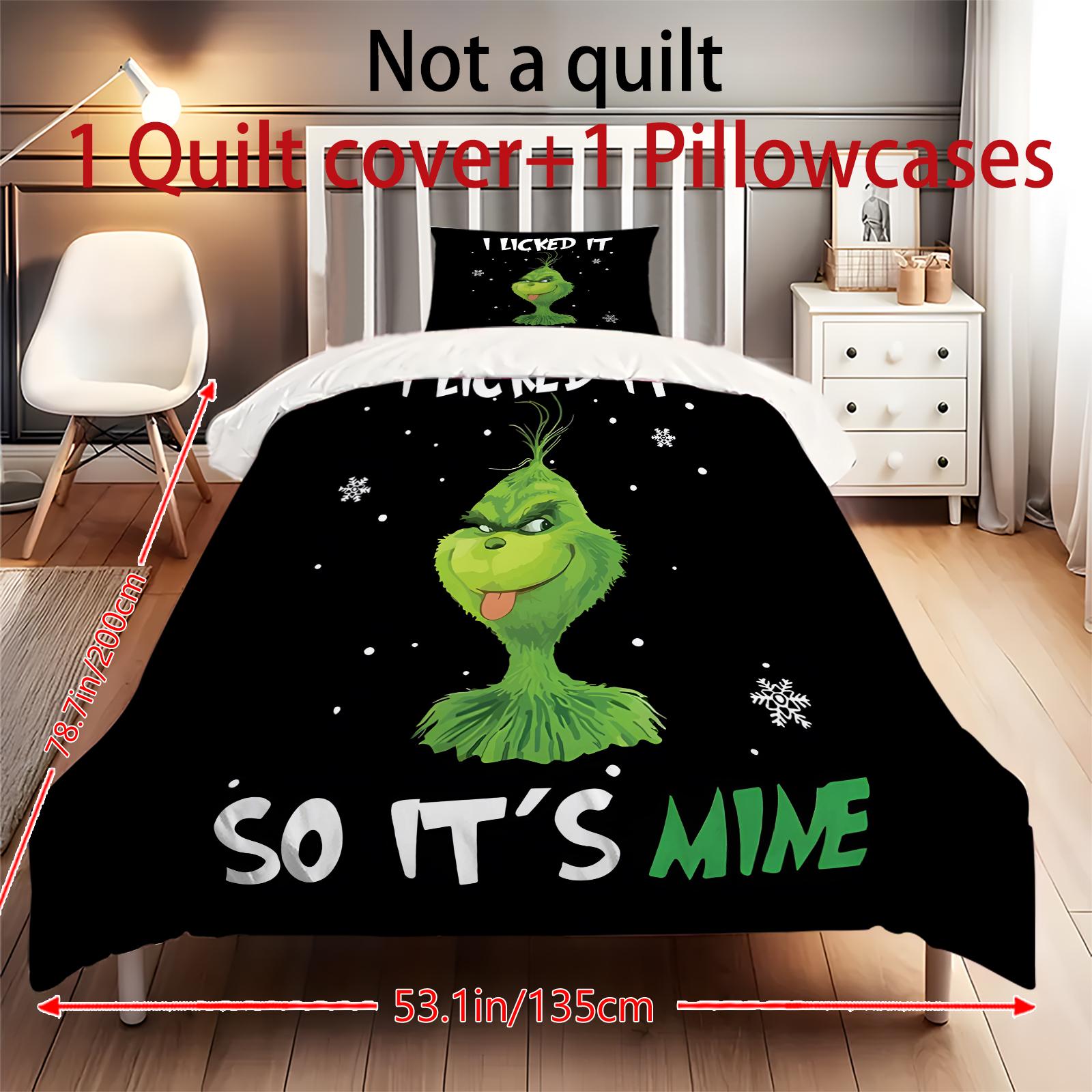 

Пододеяльник с принтом рождественских украшений. Супермягкая матовая микрофибра для двуспальной кровати. Удобный комплект с застежкой-молнией и 2 наволочками. One Size