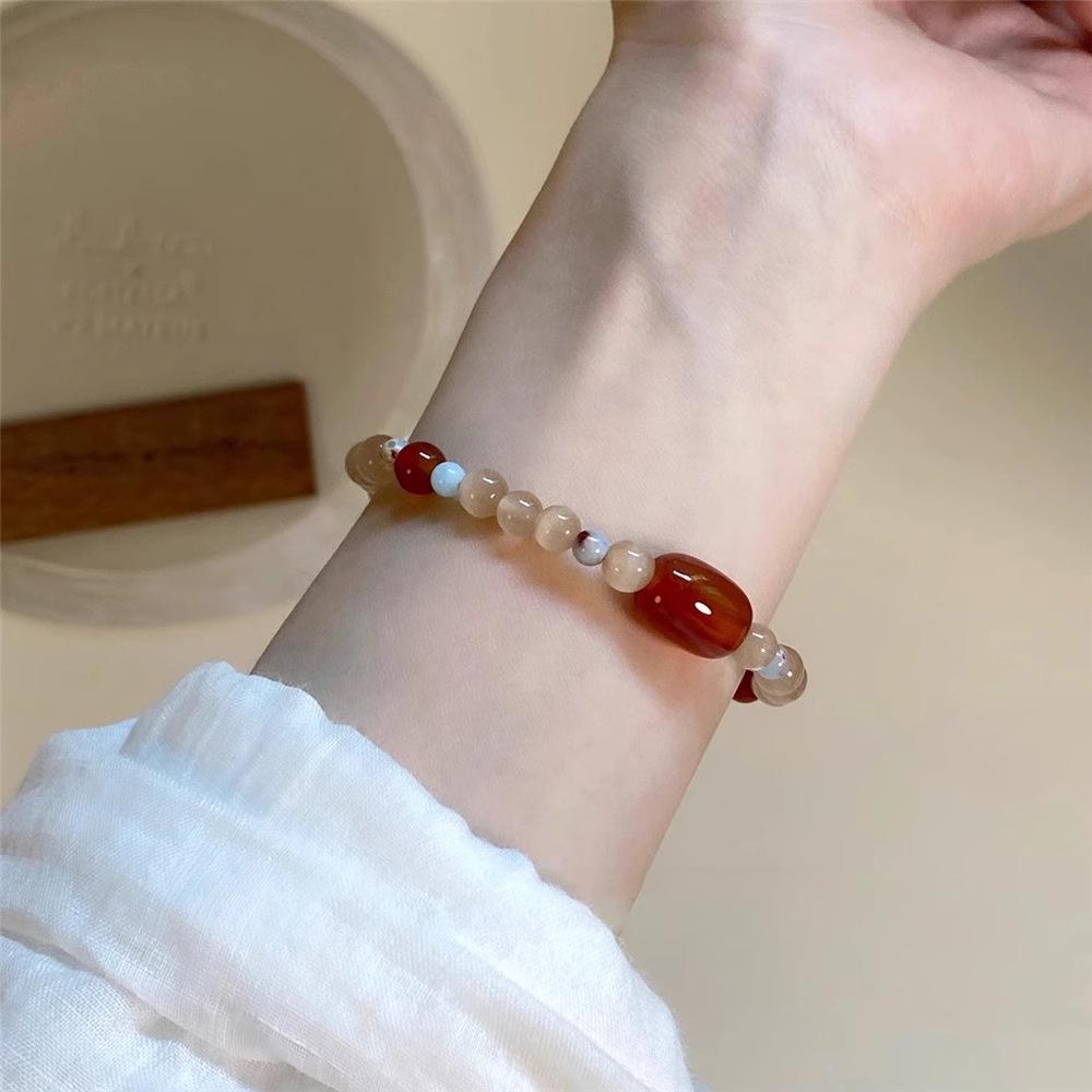 2025 New Chinese Style Women s Whitening Beaded Bracelet - Retro Ethnic, Layered, Literary, and Niche Ancient Design