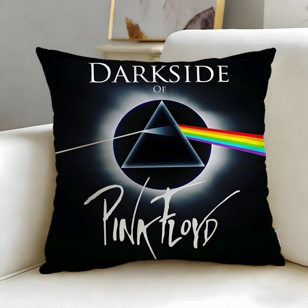 classic band Pink Floyd Cushion Cover Soft  EasyWash Pillow Case  Versatile for Couch Bed Travel and Office