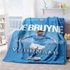 Manchester City Personalized Name Blanket Lightweight Personalized Blanket Soft & Cozy for Home Decor Couch Living Room Livingroom All-Season Use