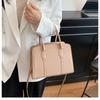 Faux-Leder-Tragetasche für Damen, Koreanischer Stil Achseltasche, Geräumige Pendler-Schulterhandtasche