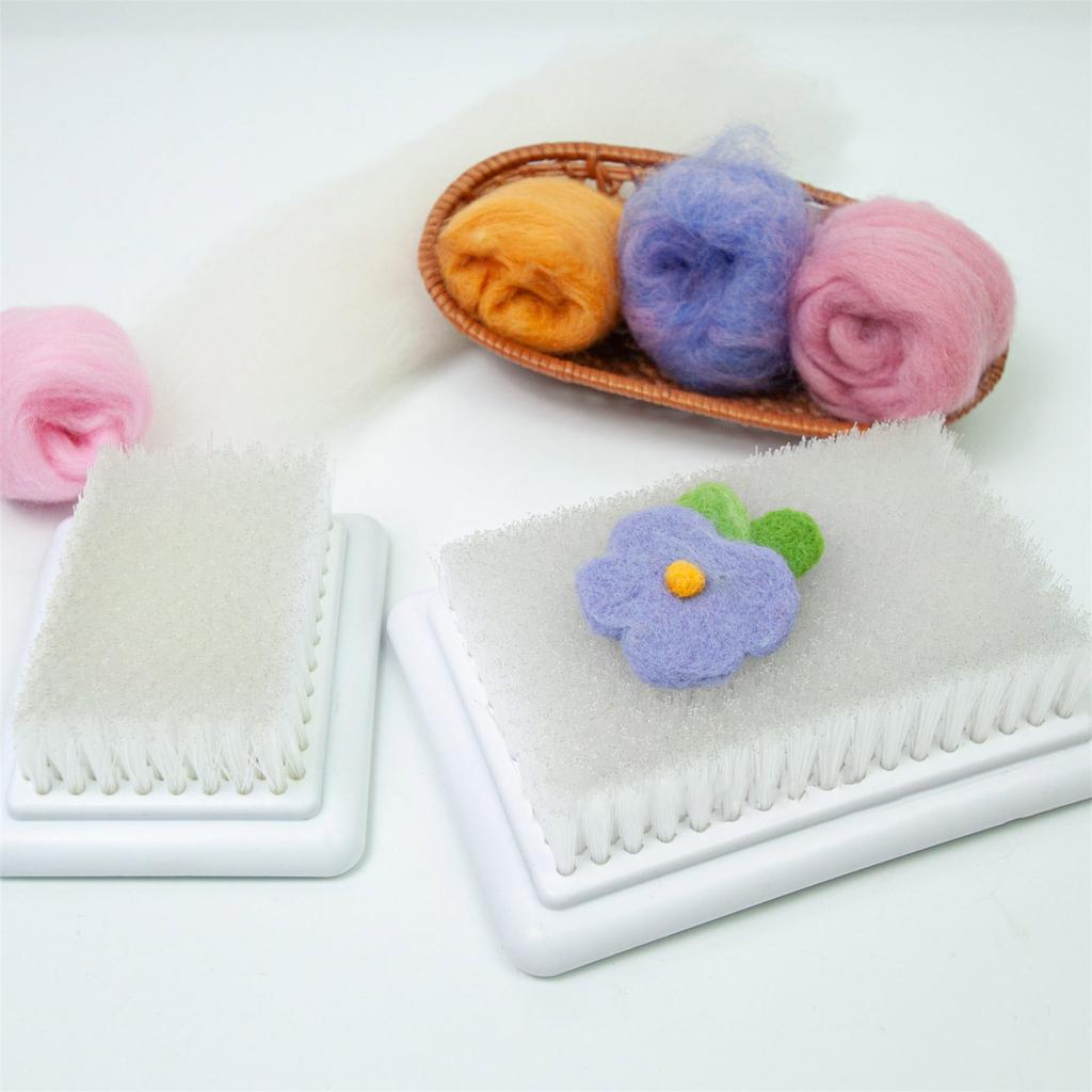 Filznadelwerkzeug Filznadelbürste Filznadelmatte Bürste Filzmatte Bürste Stickerei Nähpunzen Handwerk