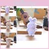 Delightful Bunny Plush Keychain Soft And Cuddly Short Plush Stuffed Animal Key Holder