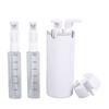 4 in 1 Travel Dispenser Refillable Portable Travel Cosmetic Pump Container for Shampoo Lotion Conditioner Cream