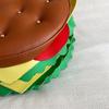 Autumn and winter creative new hamburger backpack women's bag outdoor fashion large capacity commuter bag