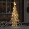 Christmas Tree with 240 Warm White LEDs 181 cm PET