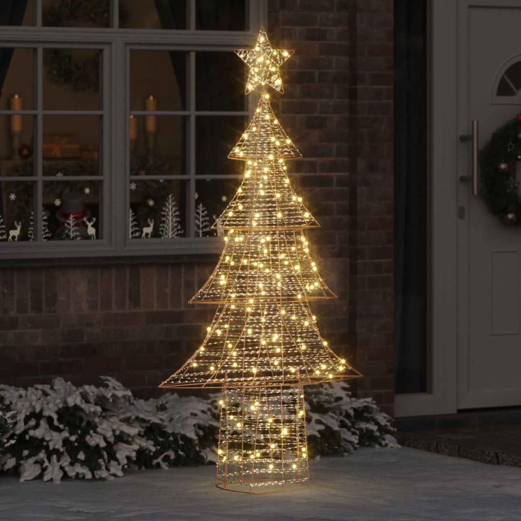 Christmas Tree with 240 Warm White LEDs 181 cm PET