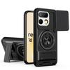 KEYSION Magnetic Phone Case for Realme 16 Pro 5G 16 Pro+ 5G Slide Camera Protection Upright Kickstand Ring Shockproof Back Cover
