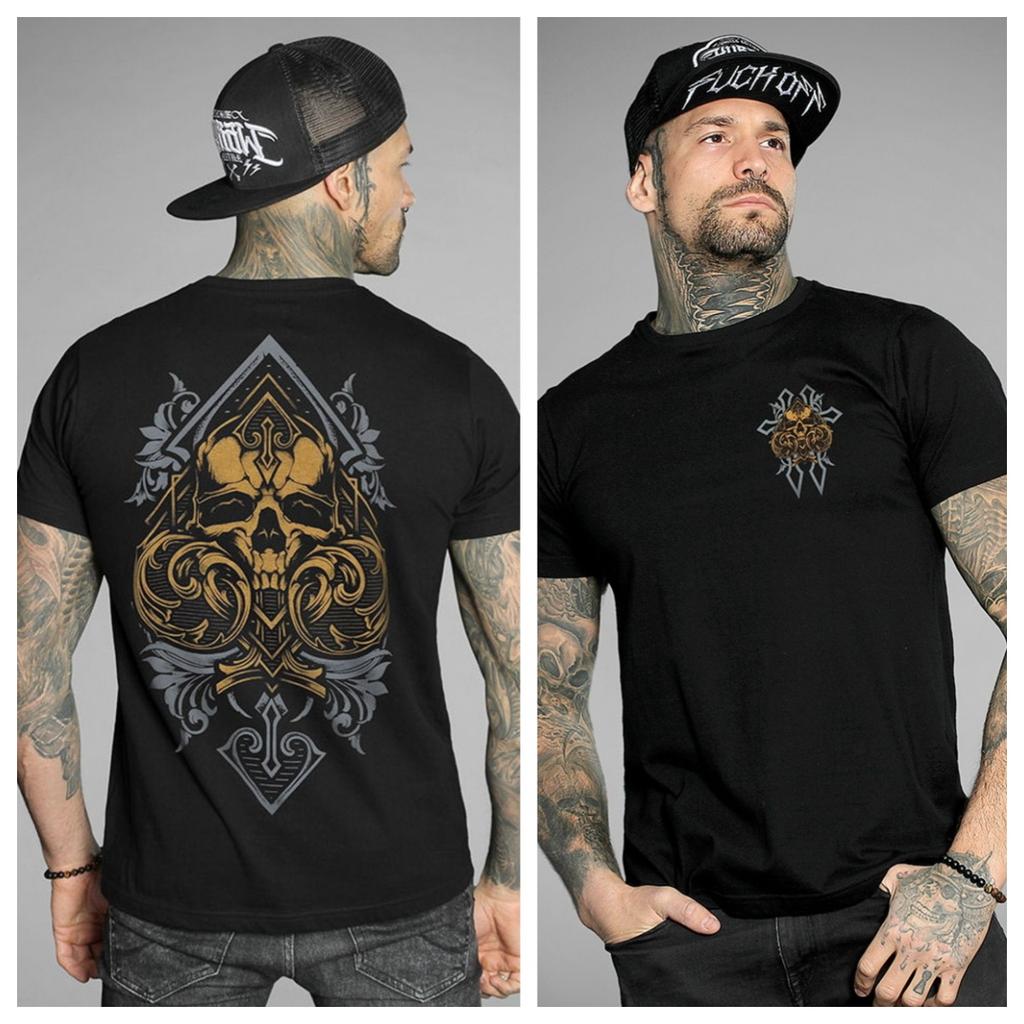 JUDGE Gothic Dark Art Style Summer Casual TShirt Unisexs and Womens Luxury Brand Top New Art