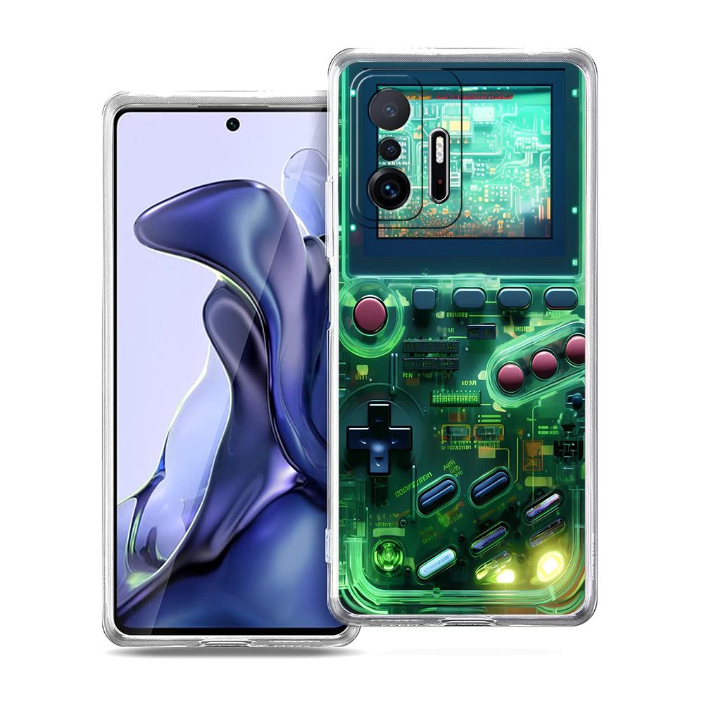 

Прозрачный чехол для телефона для Xiaomi Mi 14 13 12 11 Ultra 13T 12T 11T Poco X3 NFC F3 F6 Pro Lite Мягкий ТПУ Окрашенный Игровые консоли Mi 11 Ultra