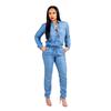 Women's Slim Fit Fashion Bandage Jeans Jumpsuit