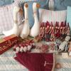 Giocattolo oca Bianca Cartone animato Bambola oca Cotone PP Riempito Burattino Giocattolo per bambini Regalo Accessori per la casa
