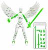 Anjos Mecânicos 13 Figuras de Ação T13 Figura Impressa em 3D Articulada Multi-Articulada Sorte 13 Figura de Ação Manequim Brinquedos de Montagem DIY