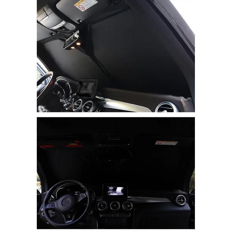 Custom Car Window Sunshade For Volkswagen Tiguan 1st Gen MK1 2007 - 2016 VW Magnetic Curtain Mesh Front Windshield Frame Curtain