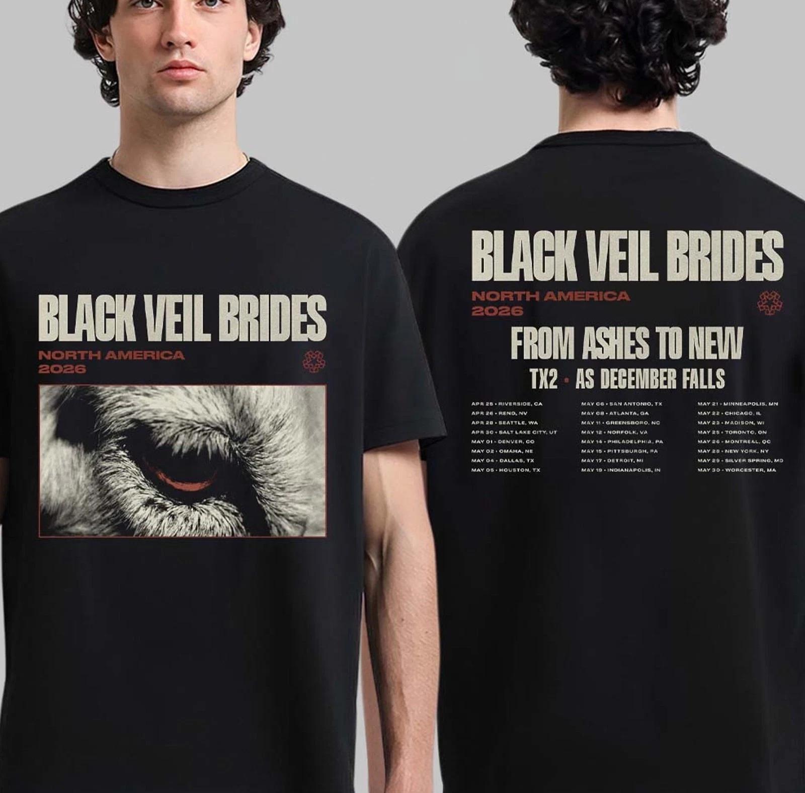 

Black Veil Brides North America 2026 Tour T-Shirt1 L