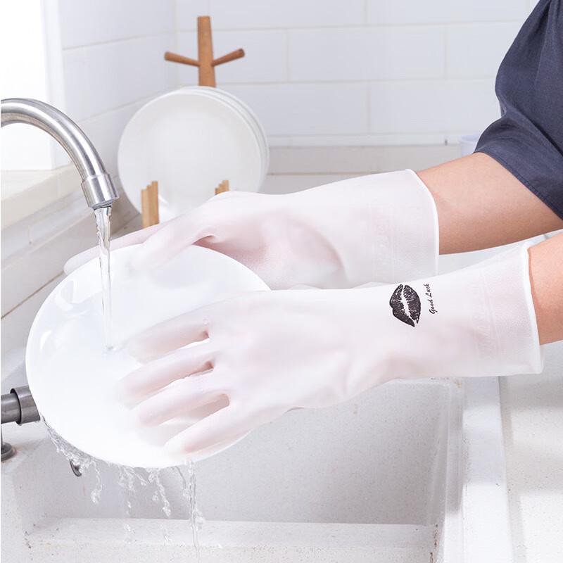 Tingle Durable Thin Household Rubber Cleaning Gloves